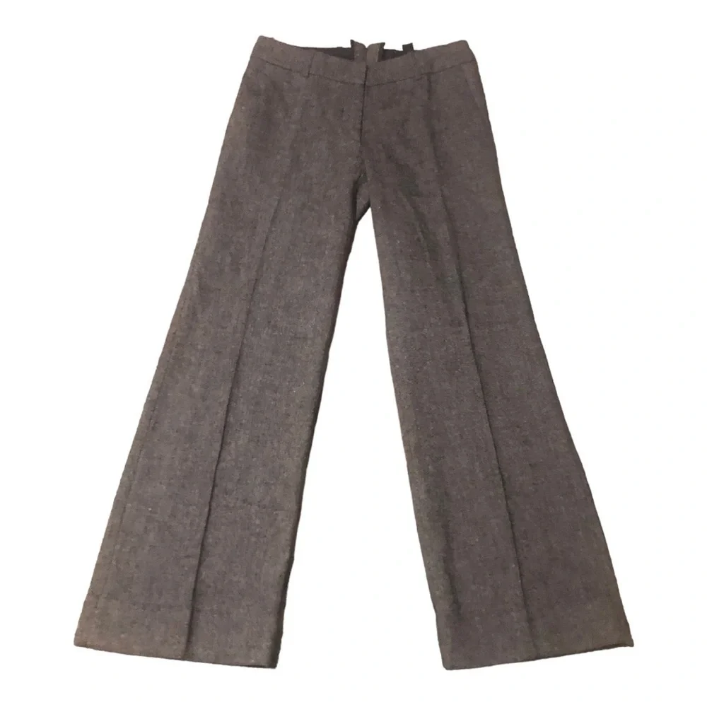 - Women’s Wool Blend fully Linen HM Pants Size 6 Brown Color